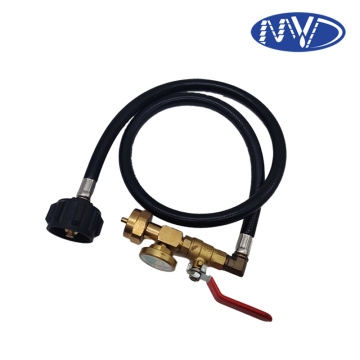 Propane Refill Hose with Gauge