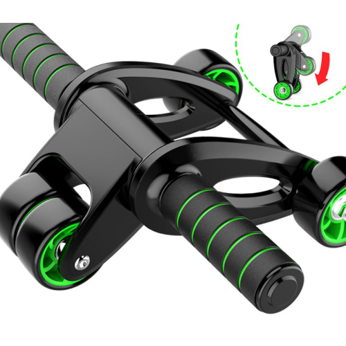 Rueda de rodillo plegable de fuerza y ​​ejercicio abdominal Ab