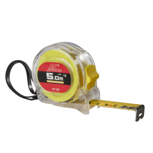 7.5m/25mm yellow carpentry portable steel tape measure