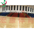 Telescopic Bleacher Seating for Indoor Spectators