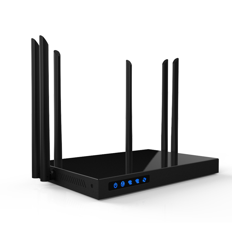 2.4+5.8G 802.11ac Gigabits Wireless Wifi Router 1750Mbps Dual-Band 500mW wireless indoor AP openwrt poe router + 6*6dBi antennas
