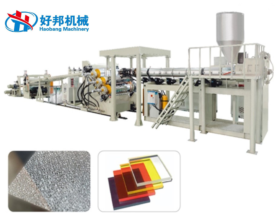 PC PMMA transparent sheet production line