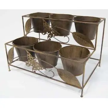 iron flower pot stand