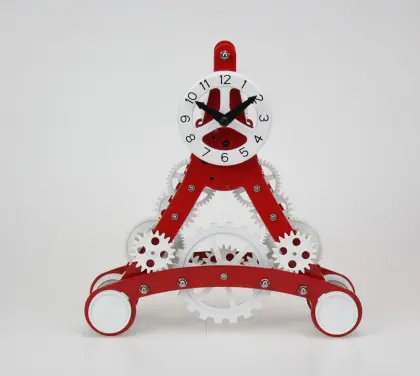 Mini Eiffel Tower Gear Desk Clock
