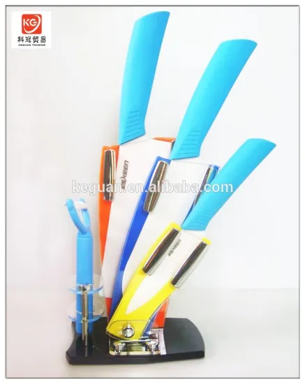 CT-65 High quality new design TPR handle ceramic kitchen knife