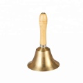 Metal Spinning Copper Products Brass School Bell Hand Metal Hotel School Bell Cow Bell Manufactory