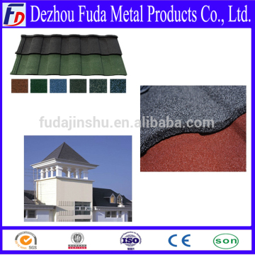 2016 morden hot sale stone coated roof tile, cheap metal roof tile