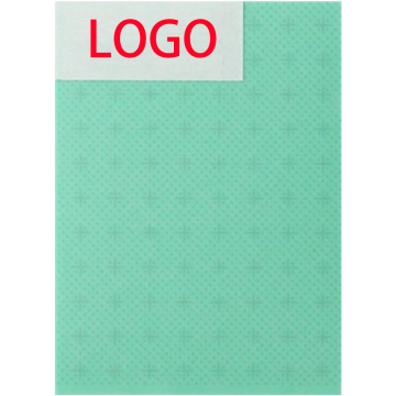 Personalized Memo Pads with Sticky Notes, Green Cross Line for School Bookmark