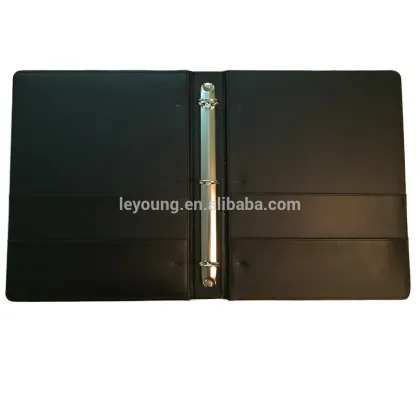 Leather Hotel Compendium With Ring Binder