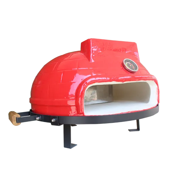 Outdoor Kitchen Bbq Grill Iron Window Grill Design Tabletop Ceramic Pizza Oven