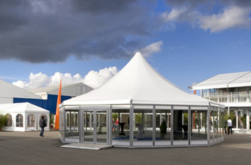 600 People dia12m spider tent star shape summer shelter with great price