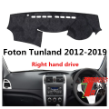 Taijs right hand drive car dashboard cover for Foton Tunland 2012-2019 high quality good product hot selling new pad