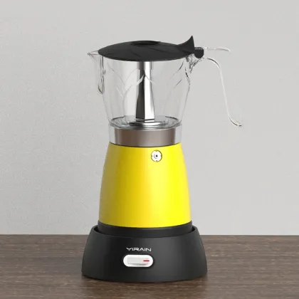 Electric Italy Espresso Maker Aluminum Geyser 6 Cup Handheld Vietnamese Coffee Brewer