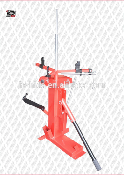 Tyre Changer Manual Bead Breaker Operation With Tyre Bar Auto Tools