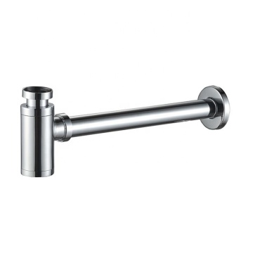 Round Chrome Brass Stainless Steel Bathroom Accessories: Basin Sink Drain, Waste Pipe, Bottle P-Trap, Siphon, and Clean Out