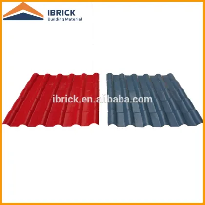 Plastic coating roof construction material PVC fireproof synthetic resin roof tiles