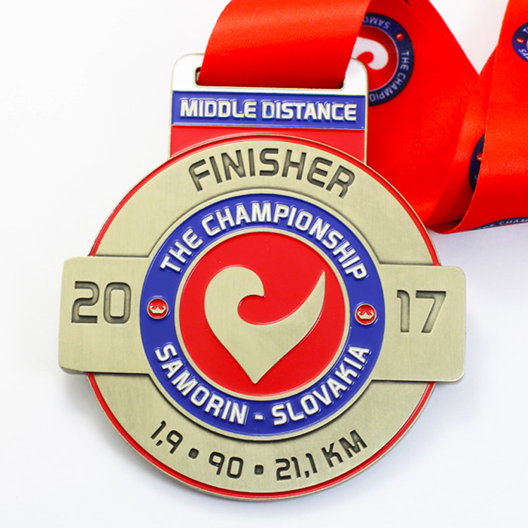 Halbmarathon -Medaille der Küstenwache