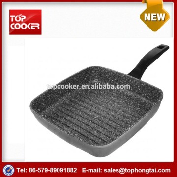 quality aluminum non stick stone coating grill pan
