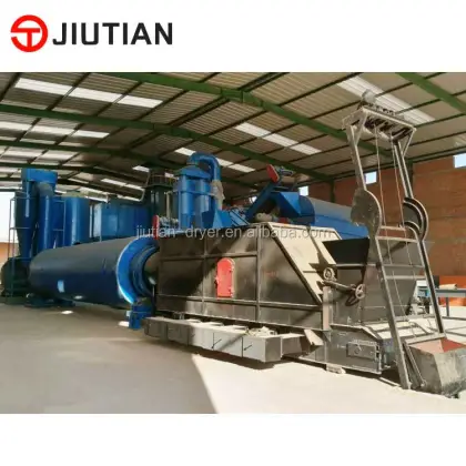 CE Certified Small Agricultural Waste Biomass Rotary Drum Dryer