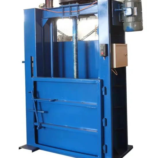 Textile Bale Machine for Fiber/Clothes Waste with PLC & Motor Core Components