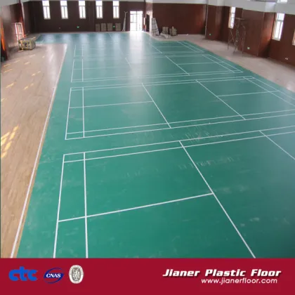 sports surface PVC flooring for badminton special floor