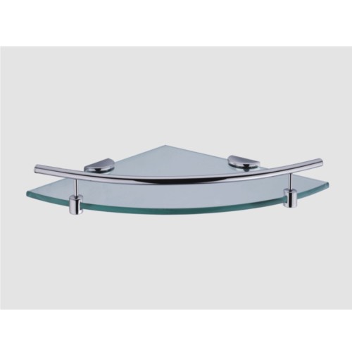 Glass Shelf Amazon Single Glass Shelf with Rail and Holder Manufactory