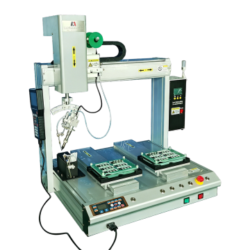 Yüksek Performanslı 5 Eksenli Çift Kafalı Masaüstü Lehimleme Robotu