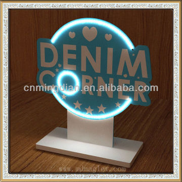 optical fiber led case display, customize acylic optic fiber display stand