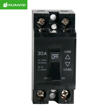 XUANQI XQ-D-10 1.5kA MCB Safety Breaker - 2 Poles AC 110VAC/220VAC RCBO Air Circuit Breaker