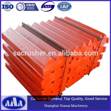 high manganese jaw crusher spares jaw plate for mining equipment jaw crusher replacement parts fixed jaw plate