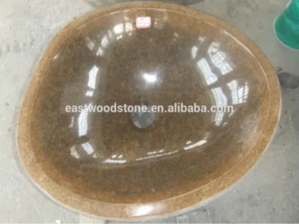 fossile lavabo en pierre