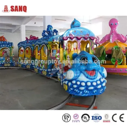 Amusement Park Rides Ocean Train