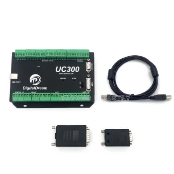 Upgraded Mach3 USB Control Card UC300 for 3-6 Axis CNC Router: NVUM Motion Control Card & Breakout Board by QueenBee
