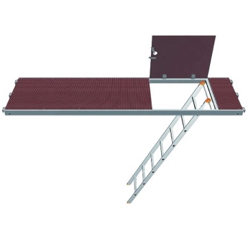 Aluminum Plywood Scaffold Hatch Deck with Ladder