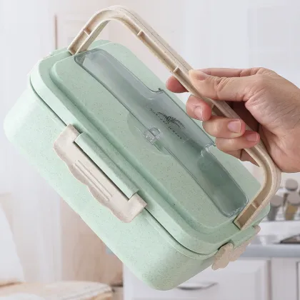 Explosion Biodegradable Lunch Box Wheat Straw Lunch Box