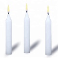 Ongeparfumeerde 6 inch witte Stick Taper Candles van 8st