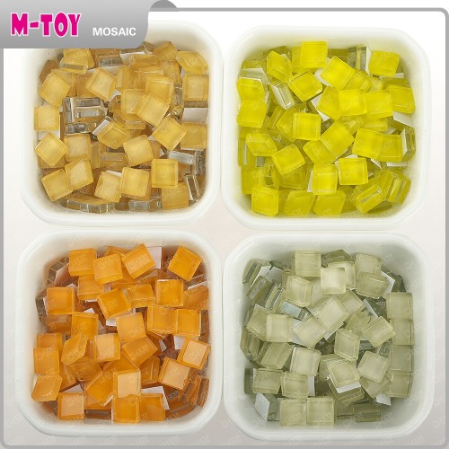 Magic toy 10-CC935 diy yellow color crafts for children mosaic