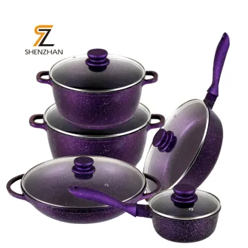 Aluminium Non-Stick Kitchen Cookware Set: Pots, Pans, and Fry Pan Collection