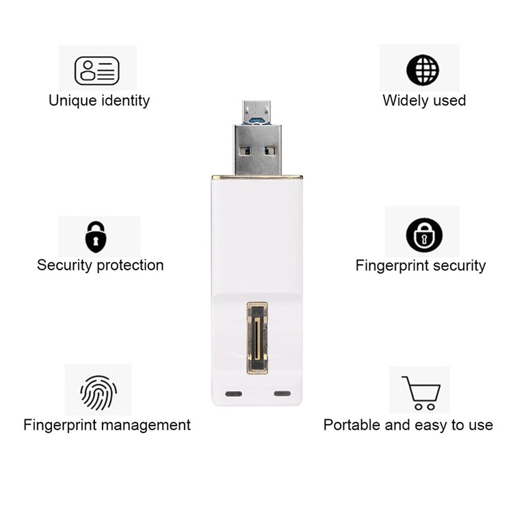 Micro Mini Flash Drive Fingerprint Reader Usb