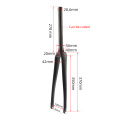 Carbonfaser -Frontgabel 700c Fahrradgabel