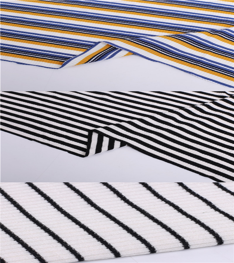 Customized Rib Knitting Coarse Needle Fabric For Ladies.01