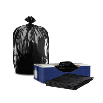 Black PE Garbage Bag Trash Can Liner Plastic Bag for Foctories