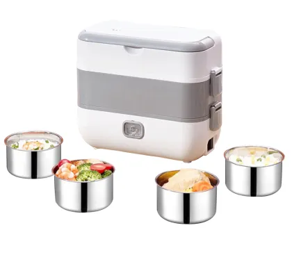 Stainless Steel Electric Heating Thermos Lunch Box - 2L Multifunctional Thermal Container