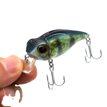 AOCLU Hard Bait Floating Minnow 50mm 5.7g for Deep Diving Bass Fishing Lure