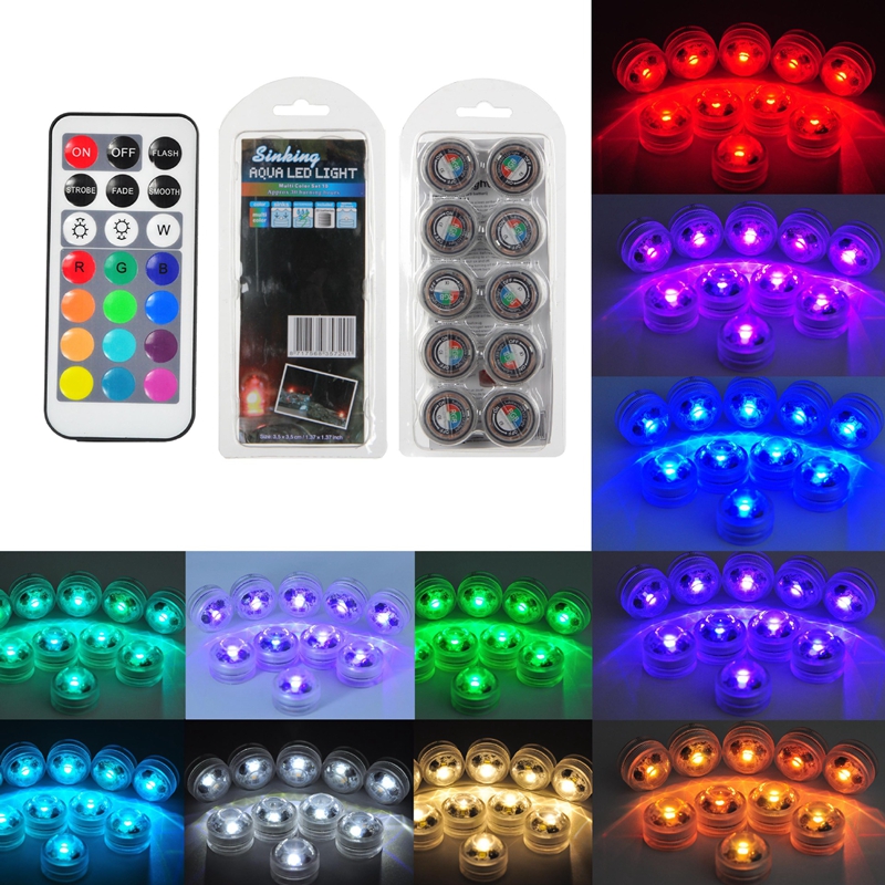 10pcs Pack Led Underwater Light