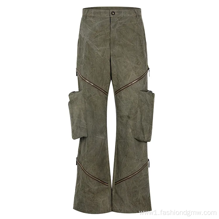 Mens Trousers Casual Cargo Pants