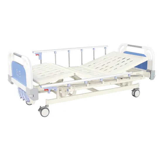 Three function manual movable hospital care bed