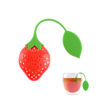 BPA-Free Silicone Strawberry Tea Infuser
