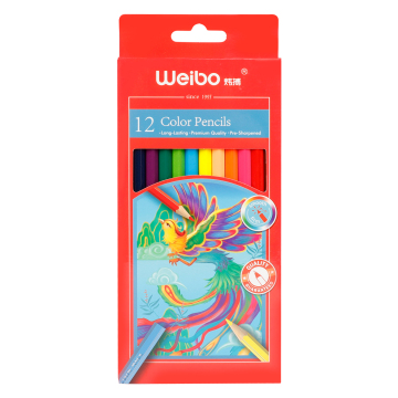 Colorful Layered Colored Pencil Stationery for Kids and Office