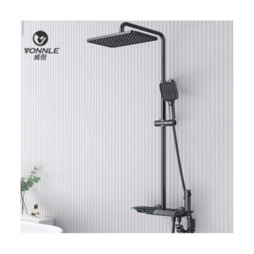 LED Piano Key Shower Booster with Digital Display